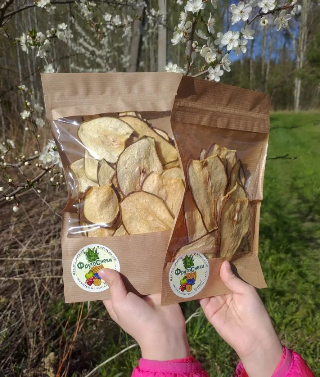 Фруктовые чипсы груша, 100 гр. фото 2